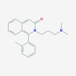 2-[3-(Dimethylamino)propyl]-1-(2-methylphenyl)isoquinolin-3(2H)-one