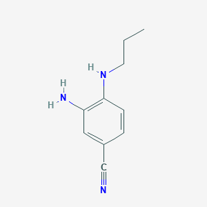 3-Amino-4-(propylamino)benzonitrile