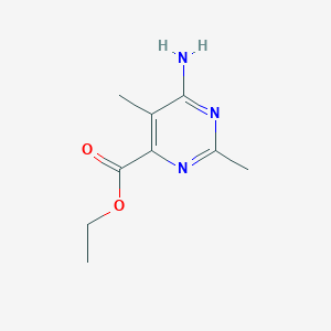 Ethyl 6-amino-2,5-dimethylpyrimidine-4-carboxylate