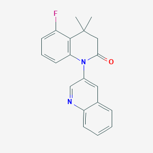 5-Fluoro-4,4-dimethyl-3,4-dihydro-2H-[1,3'-biquinolin]-2-one