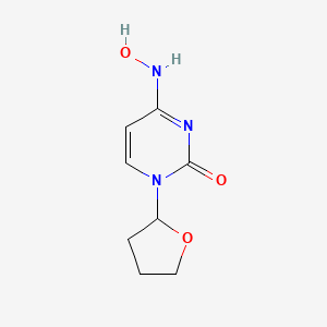 4-(Hydroxyamino)-1-(tetrahydrofuran-2-yl)pyrimidin-2(1h)-one