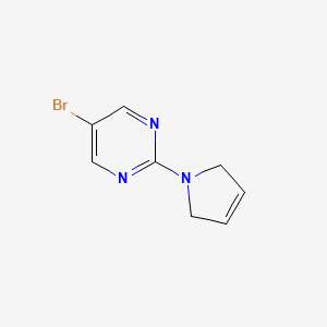 5-Bromo-2-(2,5-dihydro-1H-pyrrol-1-yl)pyrimidine