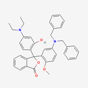 3-(5-Dibenzylamino-2-methoxyphenyl)-3-[4-(diethylamino)-2-hydroxyphenyl]phthalide