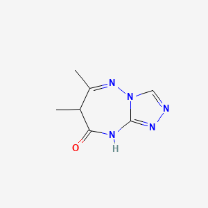 6,7-Dimethyl-1H-[1,2,4]triazolo[4,3-b][1,2,4]triazepin-8(7H)-one