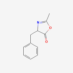 molecular formula C11H11NO2 B12920240 4-Benzyl-2-methyl-1,3-oxazol-5(4h)-one CAS No. 5469-44-3