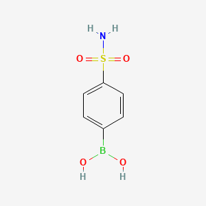 molecular formula C6H8BNO4S B1292025 (4-Aminosulfonylphenyl)boronic acid CAS No. 613660-87-0