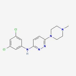 N-(3,5-Dichlorophenyl)-6-(4-methylpiperazin-1-yl)pyridazin-3-amine