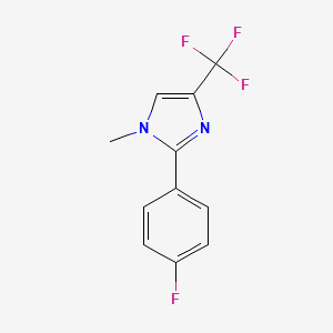 2-(4-Fluorophenyl)-1-methyl-4-(trifluoromethyl)-1H-imidazole