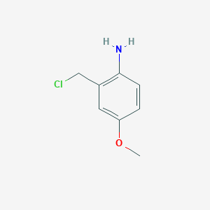 molecular formula C8H10ClNO B1292029 2-Amino-5-methoxybenzyl chloride 