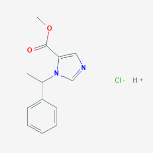 molecular formula C13H15ClN2O2 B129203 盐酸甲咪达唑 CAS No. 35944-74-2