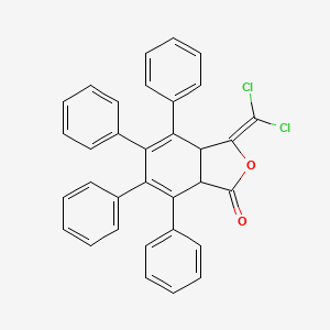 3-(Dichloromethylidene)-4,5,6,7-tetraphenyl-3a,7a-dihydro-2-benzofuran-1(3h)-one