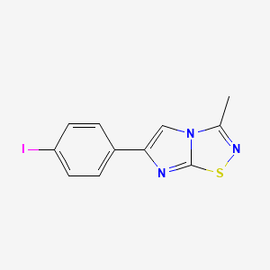 6-(4-Iodophenyl)-3-methylimidazo[1,2-d][1,2,4]thiadiazole