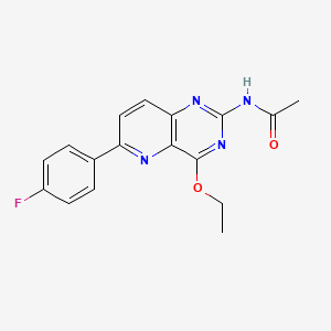 N-(4-Ethoxy-6-(4-fluorophenyl)pyrido[3,2-d]pyrimidin-2-yl)acetamide