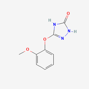 5-(2-methoxyphenoxy)-1H-1,2,4-triazol-3(2H)-one