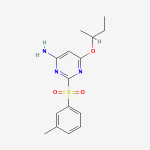 6-sec-Butoxy-2-(toluene-3-sulfonyl)-pyrimidin-4-ylamine