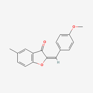 (E)-2-(4-Methoxybenzylidene)-5-methylbenzofuran-3(2H)-one