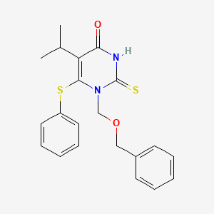 5-Isopropyl-1-benzyloxymethyl-6-(phenylthio)-2-thiouracil