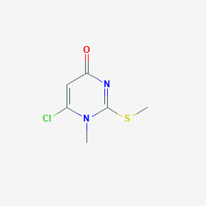 6-Chloro-1-methyl-2-methylsulfanylpyrimidin-4-one