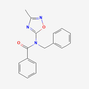 N-Benzyl-N-(3-methyl-1,2,4-oxadiazol-5-yl)benzamide