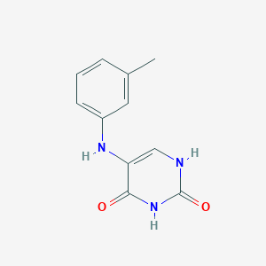 5-[(3-Methylphenyl)amino]pyrimidine-2,4(1h,3h)-dione