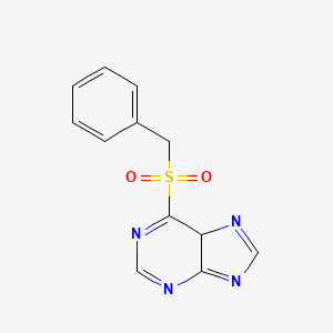 6-(Phenylmethanesulfonyl)-5H-purine