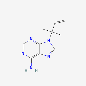 9-(2-Methylbut-3-en-2-yl)-9H-purin-6-amine