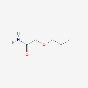 molecular formula C5H11NO2 B12920638 2-Propoxyacetamide CAS No. 5774-73-2