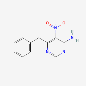 6-Benzyl-5-nitropyrimidin-4-amine