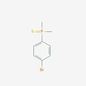 molecular formula C8H10BrPS B12920685 (4-Bromophenyl)dimethylphosphine sulfide 