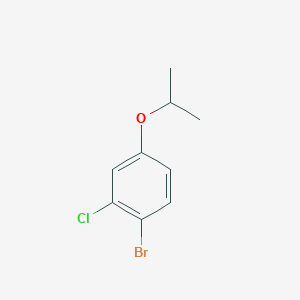 molecular formula C9H10BrClO B1292070 1-Bromo-2-chloro-4-isopropoxybenzene CAS No. 313545-46-9