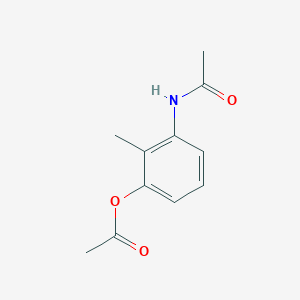 molecular formula C11H13NO3 B1292072 3-Acetamido-2-methylphenyl Acetate CAS No. 76064-16-9