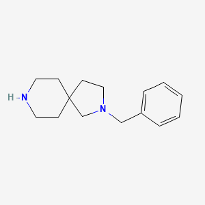 molecular formula C15H22N2 B1292078 2-Benzyl-2,8-diazaspiro[4.5]decane CAS No. 867009-61-8