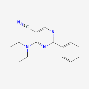 4-(Diethylamino)-2-phenylpyrimidine-5-carbonitrile