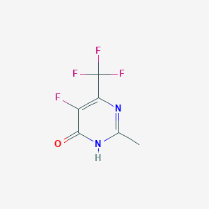 5-Fluoro-2-methyl-6-(trifluoromethyl)pyrimidin-4(1h)-one