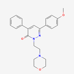 6-(p-Methoxyphenyl)-2-(2-morpholinoethyl)-4-phenyl-3(2H)-pyridazinone