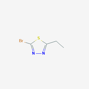 molecular formula C4H5BrN2S B1292090 2-Bromo-5-ethyl-1,3,4-thiadiazole CAS No. 57709-49-6