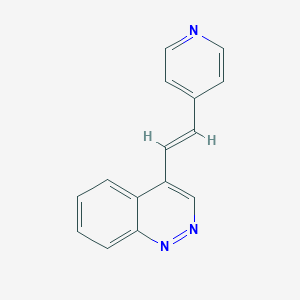 4-(2-(Pyridin-4-yl)vinyl)cinnoline