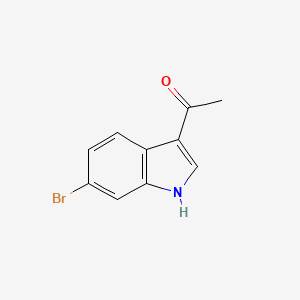 molecular formula C10H8BrNO B1292092 1-(6-溴-1h-吲哚-3-基)乙酮 CAS No. 316181-82-5