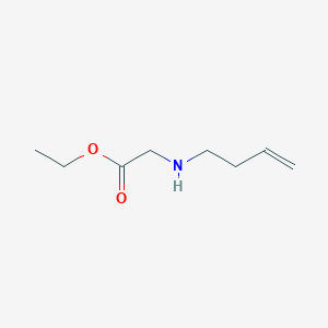 molecular formula C8H15NO2 B1292093 Ethyl 2-[(but-3-en-1-yl)amino]acetate CAS No. 455333-83-2