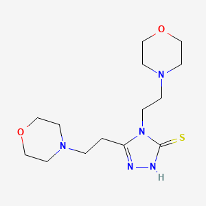 4,5-Bis[2-(morpholin-4-yl)ethyl]-2,4-dihydro-3H-1,2,4-triazole-3-thione