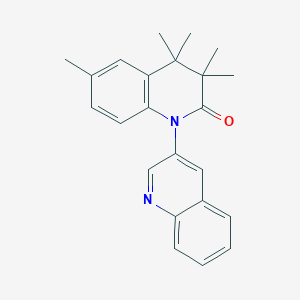 3,3,4,4,6-Pentamethyl-3,4-dihydro-2H-[1,3'-biquinolin]-2-one