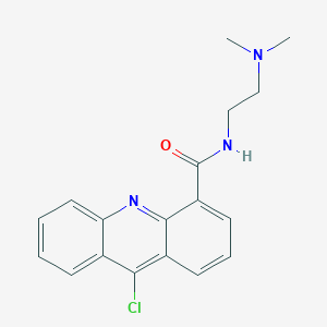 4-Acridinecarboxamide, 9-chloro-N-[2-(dimethylamino)ethyl]-