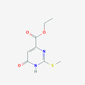 Ethyl 2-(methylsulfanyl)-6-oxo-3,6-dihydropyrimidine-4-carboxylate