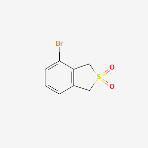 molecular formula C8H7BrO2S B1292102 4-Bromo-1,3-dihydro-benzo[C]thiophene 2,2-dioxide CAS No. 58401-27-7