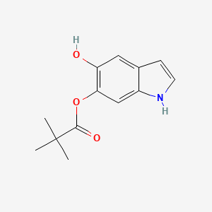 5-Hydroxy-1H-indol-6-yl pivalate