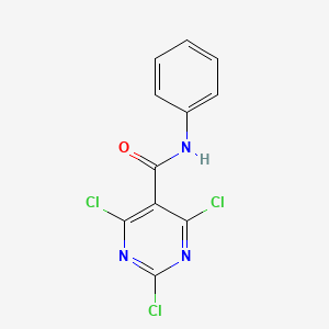 2,4,6-Trichloro-N-phenylpyrimidine-5-carboxamide