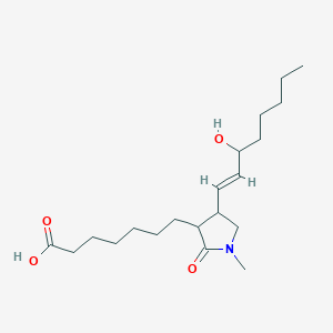 7-(4-(3-Hydroxyoct-1-en-1-yl)-1-methyl-2-oxopyrrolidin-3-yl)heptanoic acid