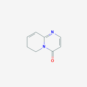 molecular formula C8H8N2O B12921136 6,7-Dihydro-4H-pyrido[1,2-a]pyrimidin-4-one CAS No. 86927-02-8