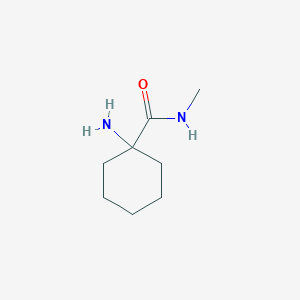 molecular formula C8H16N2O B1292124 1-amino-N-methylcyclohexanecarboxamide CAS No. 90152-17-3