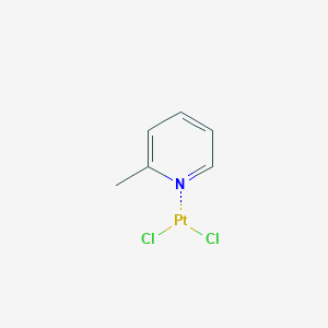 molecular formula C6H7Cl2NPt B12921246 Dichloroplatinum;2-methylpyridine 